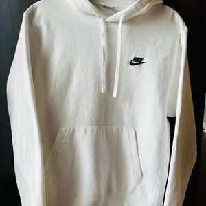 Nike Men's White Hoodie